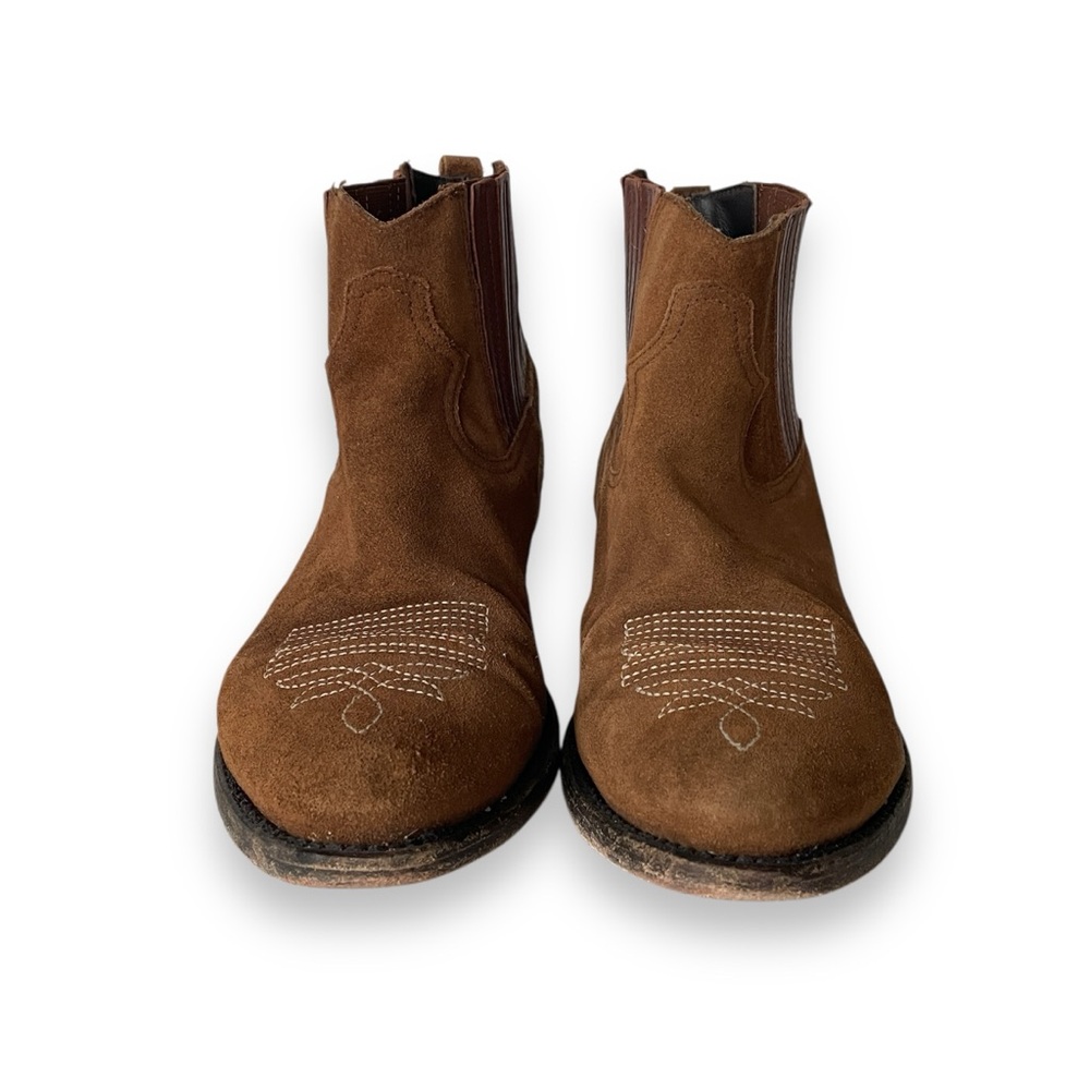 Golden Goose Suede Ankle Boot with Embroidery - Picture 4 of 12